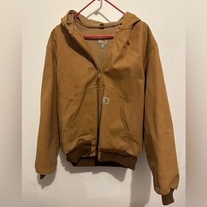 Large brown, men’s Carhart work jacket